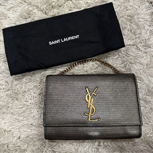 **SOLD** YSL Saint Laurent Small Kate Metallic